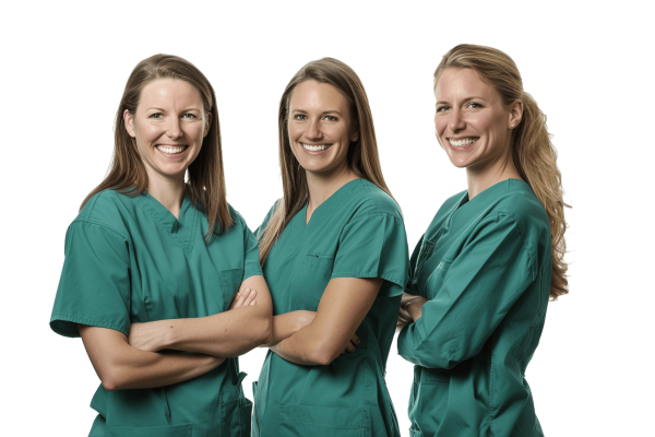 emergency dentist winston-salem - 3 white american woman dentists